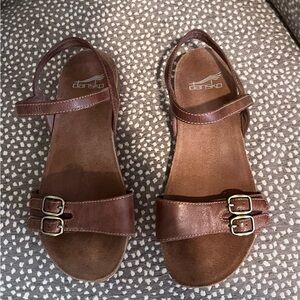 Dansko Brown Leather Sandals